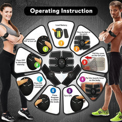 Fitness Abdominal Muscle Trainer Electric Press Slimming Equipment