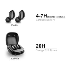 Bluetooth 5.0 Wireless Mini Earbuds With Mic