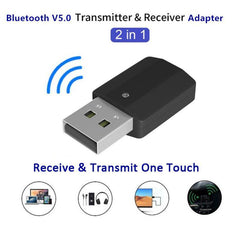 Bluetooth 5.0 Transmitter & Receiver USB Adapter