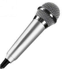 Portable 3.5mm Stereo Studio Karaoke Mini Microphone For Cell Phone /Laptop/PC